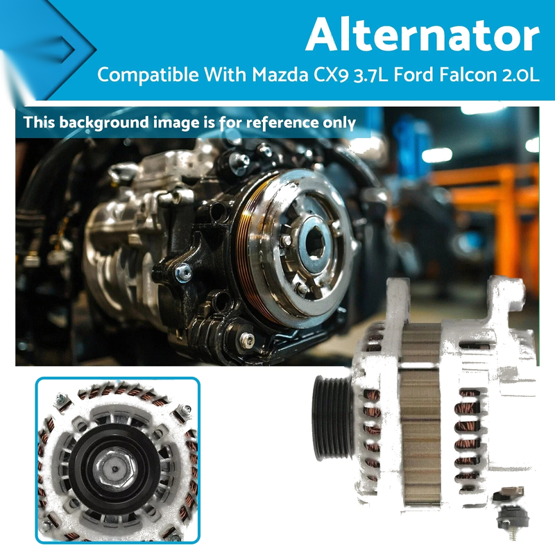 Mazda CX-9 TB 3.7L V6 & Ford Falcon FG 2.0L 110A Alternator (2007-16)