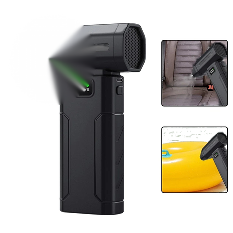 Outdoor Applications Powerful Handheld Turbo Fan 100000RPM 5 Speed