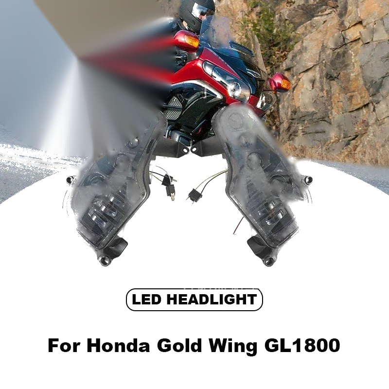 Honda GoldWing GL1800 Front LED Headlight Amber Turn Signal (2001–2017)