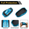 Peugeot 308, 408 Blue TPU Key Fob Shell Cover (2007-2023)