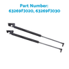 Subaru Impreza XV Rear Tailgate Lift Supports (2012-2016)