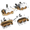 Yamaha Rhino 700 YXR700F 2x Front & Rear Brake Calipers w/pads (2008–2013)