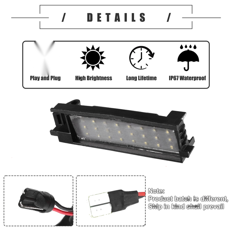 Toyota RAV4 LED License Plate Lights (2006-2011)