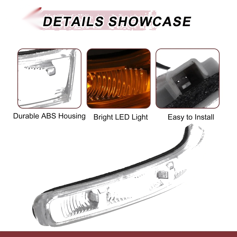 Kia Borrego Front Left LED Turn Signal Light (2008-2015)