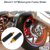Motorcycle 2 x 0.67" Aluminum Alloy Plastic Motorcycle Slider Frame
