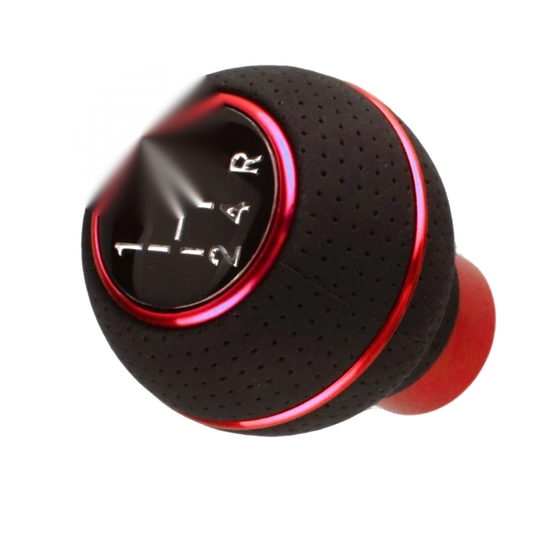 Car Red 5-Speed Manual Gear Shift Knob