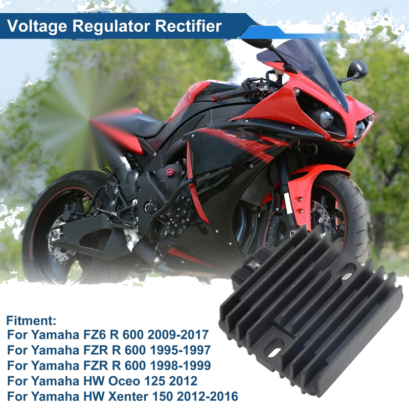 Yamaha FZ6 R 600 Voltage Regulator Rectifier Replacement (2009–2017)