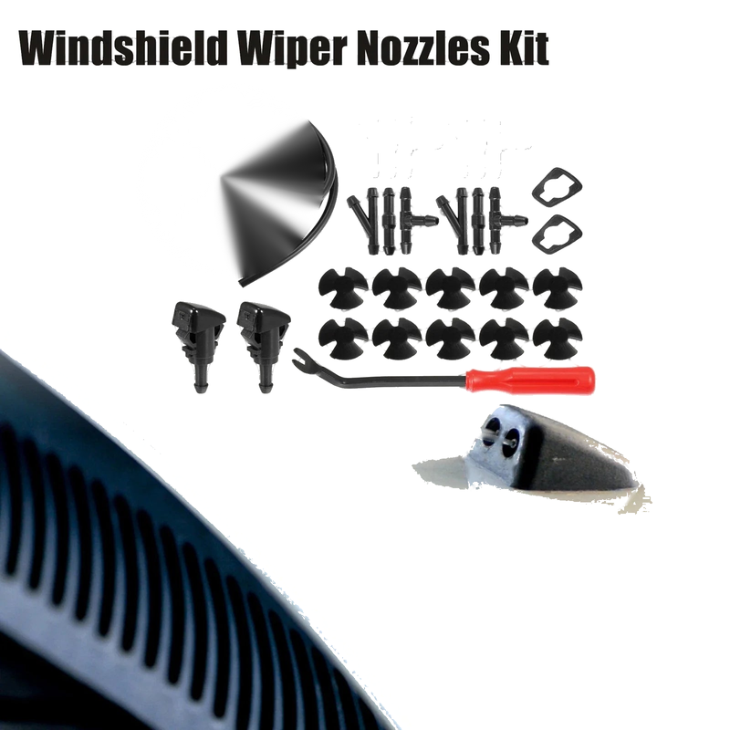 Jeep Grand with 2M Hose Front Windshield Washer Nozzle Kit