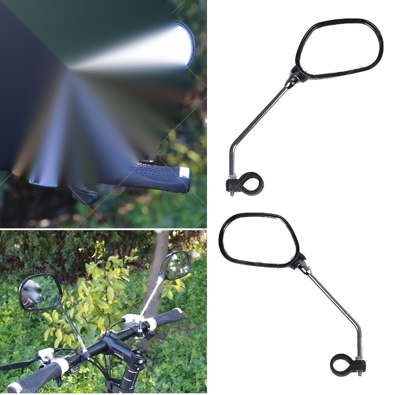Handlebar -  Mirrors Bicycle Rear View Mirrors 360° Flexible