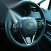 Toyota Harrier Venza Steering Wheel Cover Trim ABS Glossy Black (2020-2024)