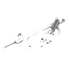 Carb 4150 4160 - Billet Aluminum Silver Carburetor Throttle Cable Bracket