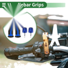 7/8" 22mm Motorcycle Hand Grips Rubber Blue