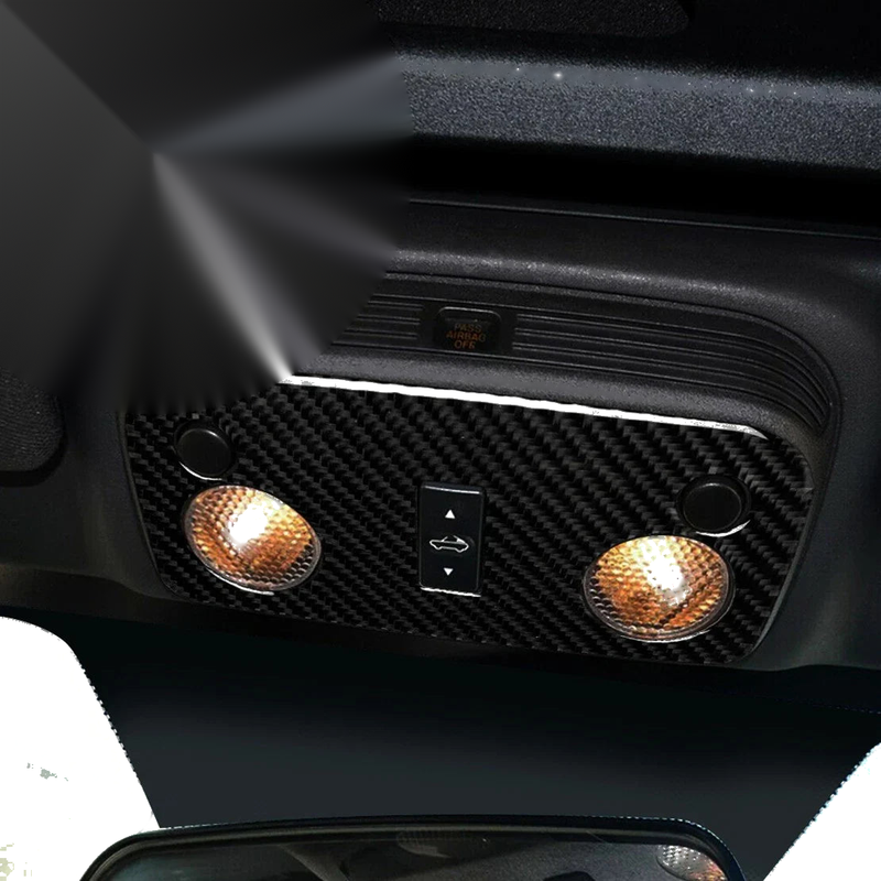 Ford Mustang Carbon Fiber Front Reading Light Cover (2009-2013)