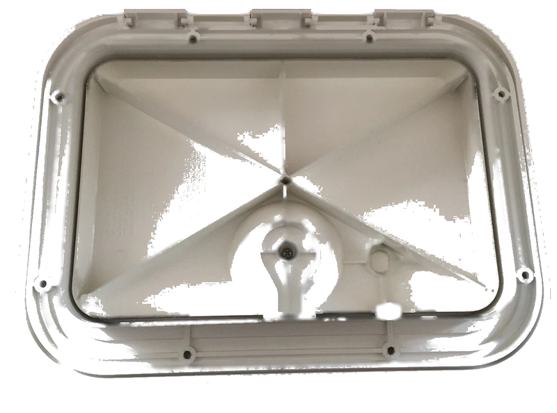 Access Hatch White Europa 375x280mm Italian ASA Plastic Made in Italy