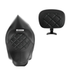 Harley Electra Glide Black Driver & Passenger Front Backrest Seats (09-23)