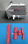 Suzuki GT750 Aluminum Radiator & Hose (1972-1977)