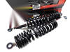 Honda MT250 Elsinore 365mm JBS Black/Chrome Rear Shock Absorbers (1973-1976)