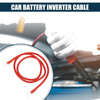 Car Inverter Cable 8AWG 3ft Red Copper Wire 1 Pcs