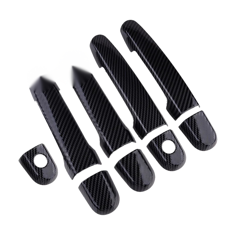 Toyota Yaris ABS Carbon Fiber Style Door Handle Cover Trim (2007-2011)