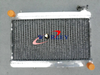 Honda TRX250R Aluminum Radiator + Blue Hose (1988-1989)