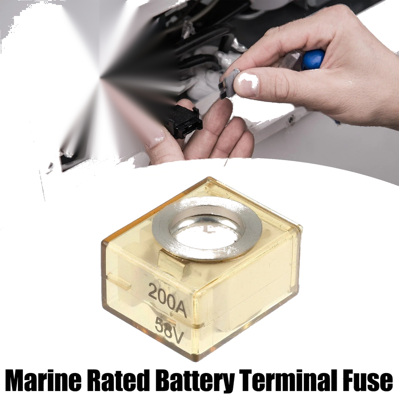 Marine Battery 58V Fuse Terminal 200A Waterproof