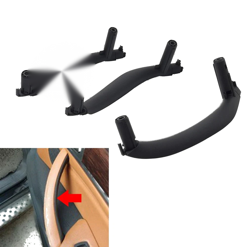 BMW X5 X6 F15 F16 3 x Interior Door Pull Handle Cover Trim (2014-2018)