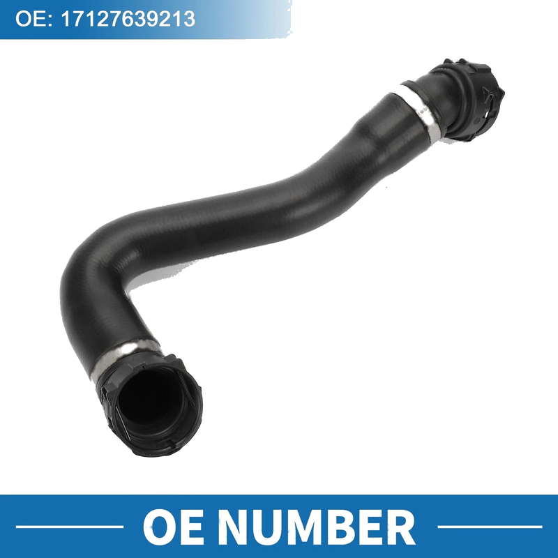 BMW F26 X4 XDrive28i Radiator Hose 1Pc Rubber Black (2015-2018)