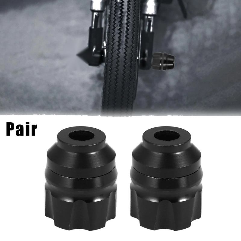 Pair Motorcycle Front Fork Frame Sliders Pad Protector Caps Crash Pad