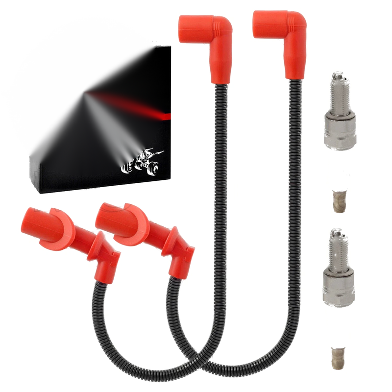 Polaris RZR S 800 EFI Ignition Coil, Spark Plug Cap & Wire (2008-2010)