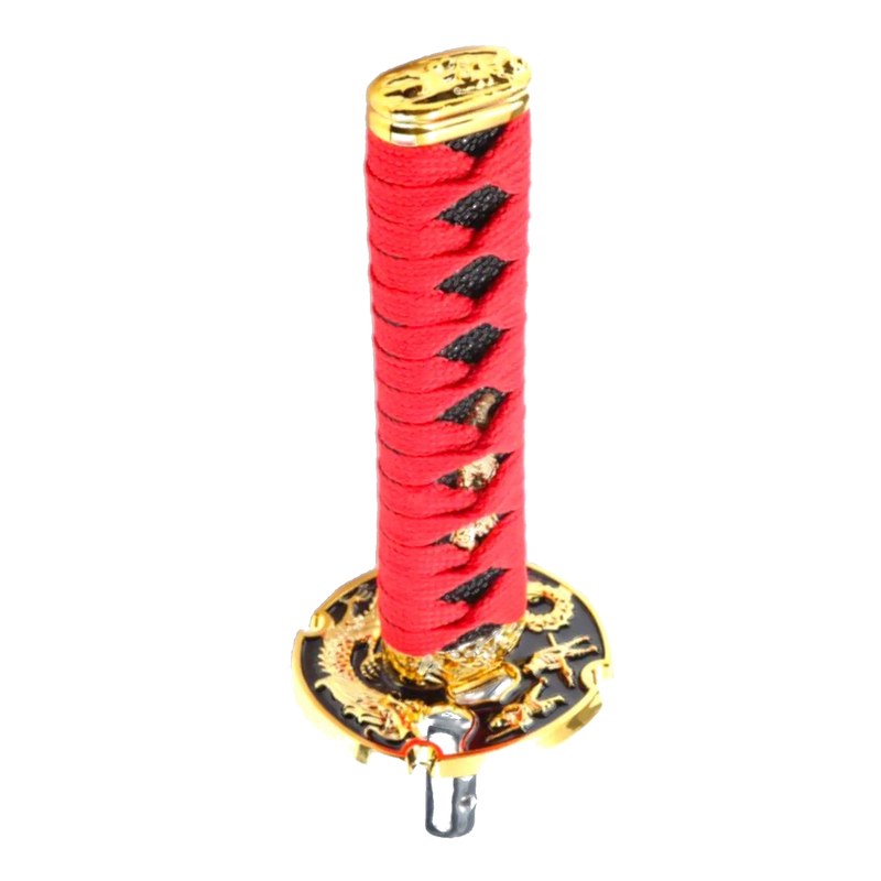 15cm Red/Black Katana  Samurai Gear Knob