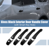 Dodge Durango (11 - 21) Key Hole 8 pcs Exterior Side Door Handle Cover Trim