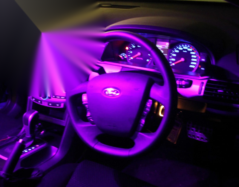 Ford AU BA BF Fairmont Fairlane Red LED Interior Light Conversion Kit (2002-2008)