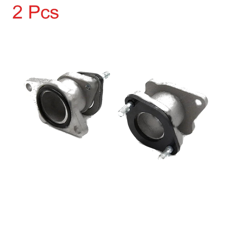 CG125 2 x Aluminum Alloy Motorcycle Intake Manifold Carburetor Connector