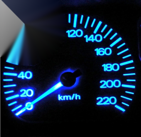 Nissan Navara D21 Blue LED Dash Instrument Cluster Light Kit (1986-1997)