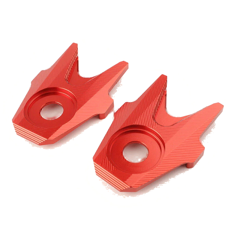 KAWASAKI Ninja 300 / 250 / Z250 CNC Red Rear Flat Fork Covers (2013-2016)