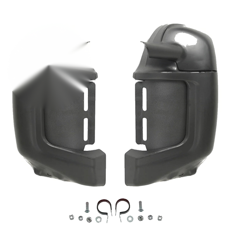 Harley Touring Matte Black Lower Vented Leg Fairing Glove Box (1983-2013)
