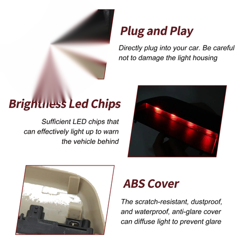 Nissan Altima High Mounted LED Third Brake Light (2013-2018)