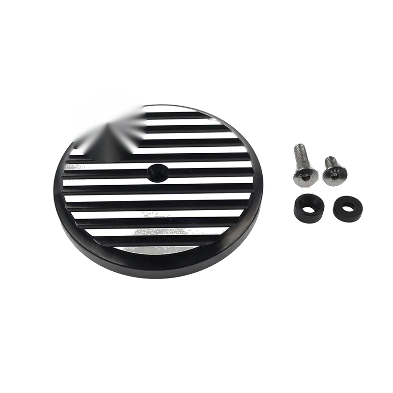 Harley Touring Electra Glide Dyna Black & White Air Cleaner Outer Cover