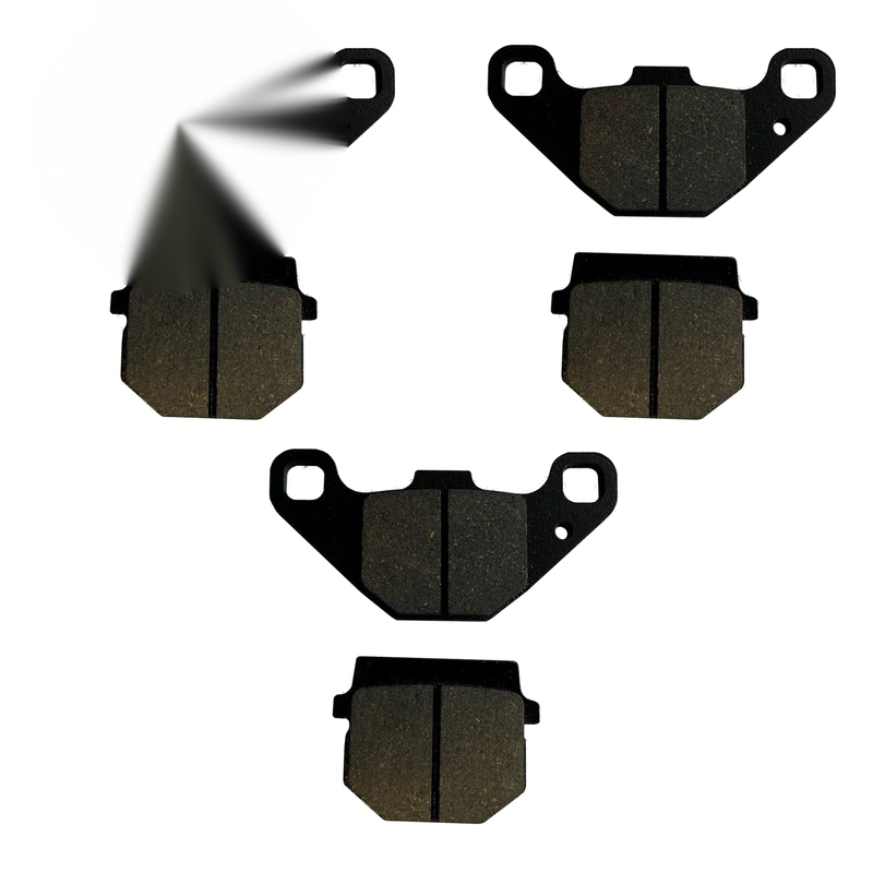 Polaris Phoenix Brake Pads Front & Rear Semi-Metallic (2006–2009)