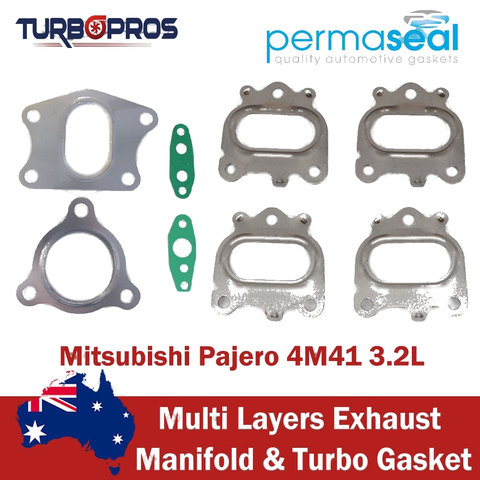 Mitsubishi Pajero 4M41 3.2L VT13 Permaseal Exhaust Manifold&Turbo Gasket