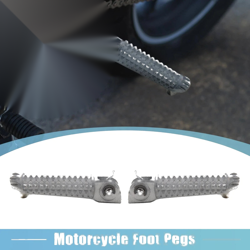 Motorcycle Pair 7mm Aluminium Alloy Footrest Footpeg