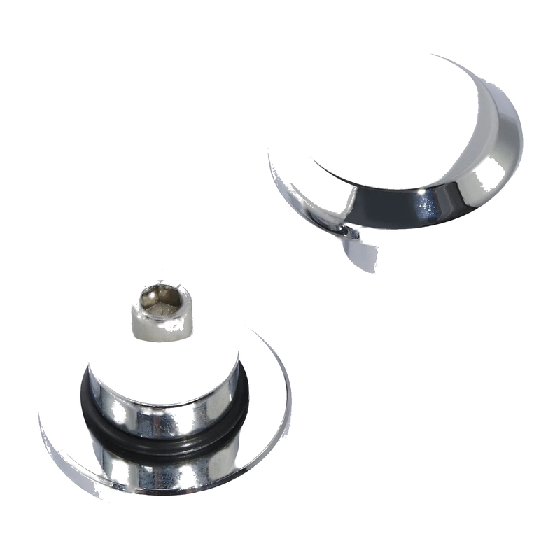 Harley Sportster S Chrome Front Axle Nut Bolt Covers (2021-2024)