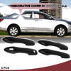 Toyota Camry Door Handle Cover 4 Pcs Outside Gloss Black ABS (2018–2024)
