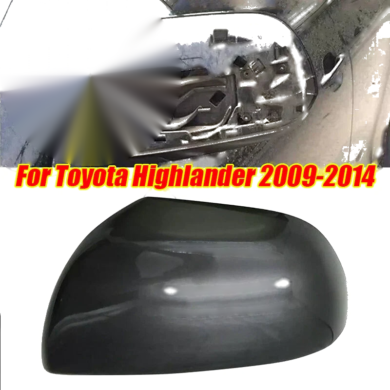 Toyota Highlander Left Side Rearview Mirror Cover Cap Gray (2008–2013)