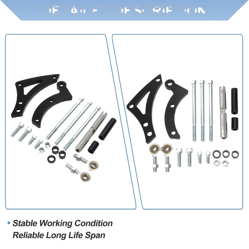 Small Block 318 340 360 Chrysler Dodge Alternator Bracket Kit