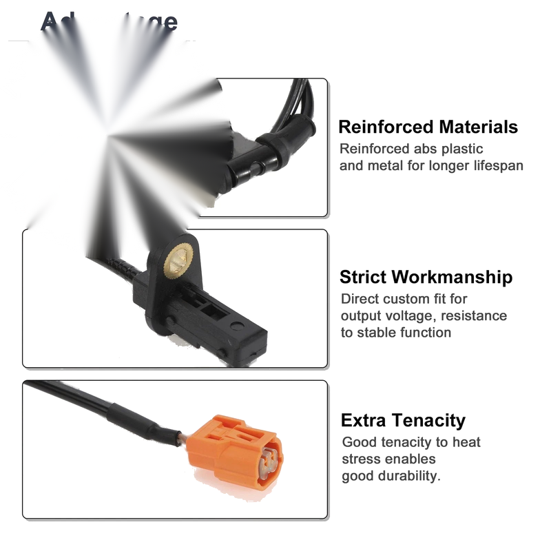 Acura TL Sedan Rear Left ABS Wheel Speed Sensor