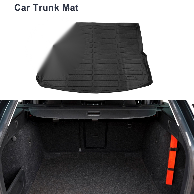 Kia Seltos SX / SX Turbo (2021-2025) Black TPE Cargo Liner Rear Trunk Mat