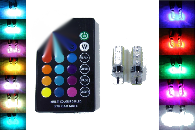 Honda Civic, Jazz, CRZ, CRX MultiColor LED Parkers with Remote Control