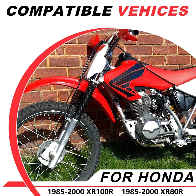 Honda XR80 XR100 XR80R XR100R Rear Fender Black (1985–2000)