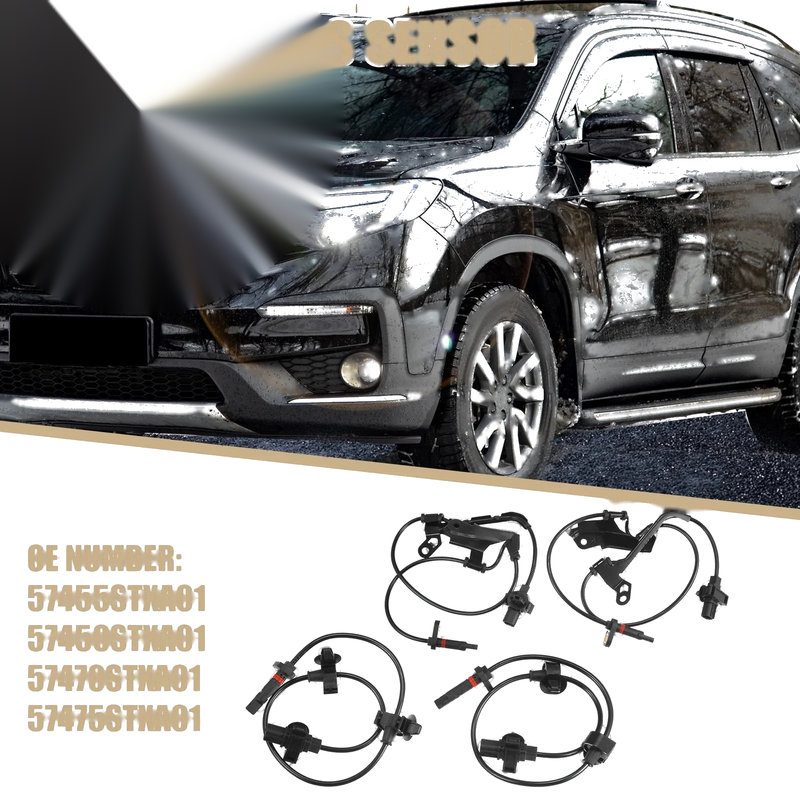 Acura MDX 4 x ABS Wheel Speed Sensors (2007-2013)
